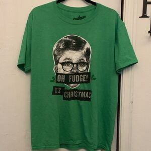 “A Christmas Story” Green Graphic T-Shirt